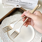 NOMI - Sendok dan Garpu Makan Cutlery Stainless Steel 304