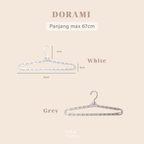 DORAMI - Gantungan Multi-Functional Retractable Hanger 360° Rotating Non-Slip Wet & Dry Use