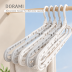 DORAMI - Gantungan Multi-Functional Retractable Hanger 360° Rotating Non-Slip Wet & Dry Use