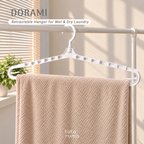 DORAMI - Gantungan Multi-Functional Retractable Hanger 360° Rotating Non-Slip Wet & Dry Use