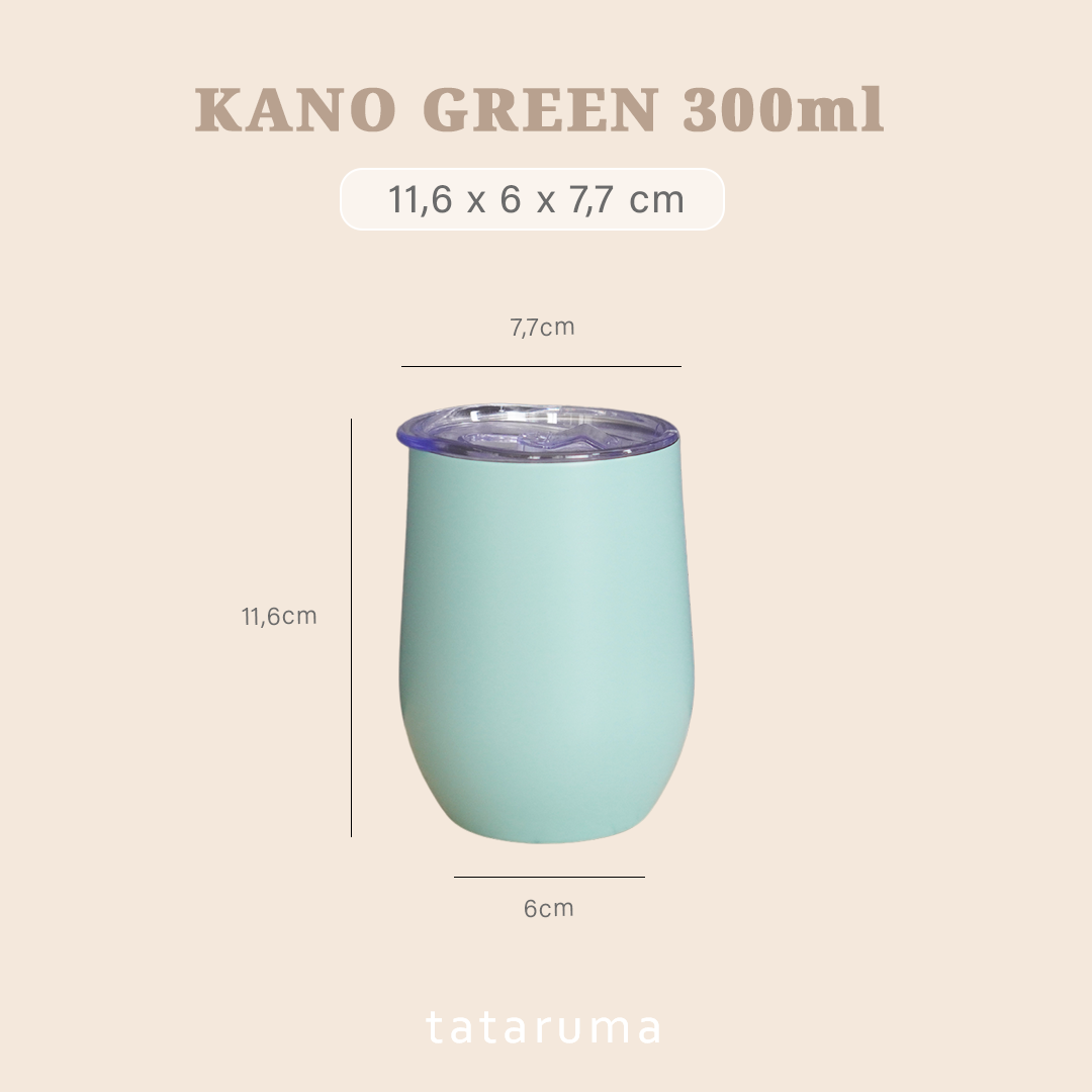 KANO - Tumbler Gelas Stainless Kedap Antibocor 300ml