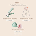 MIZU- Penjepit Panci Piring Mangkok Anti Panas Capitan Serbaguna