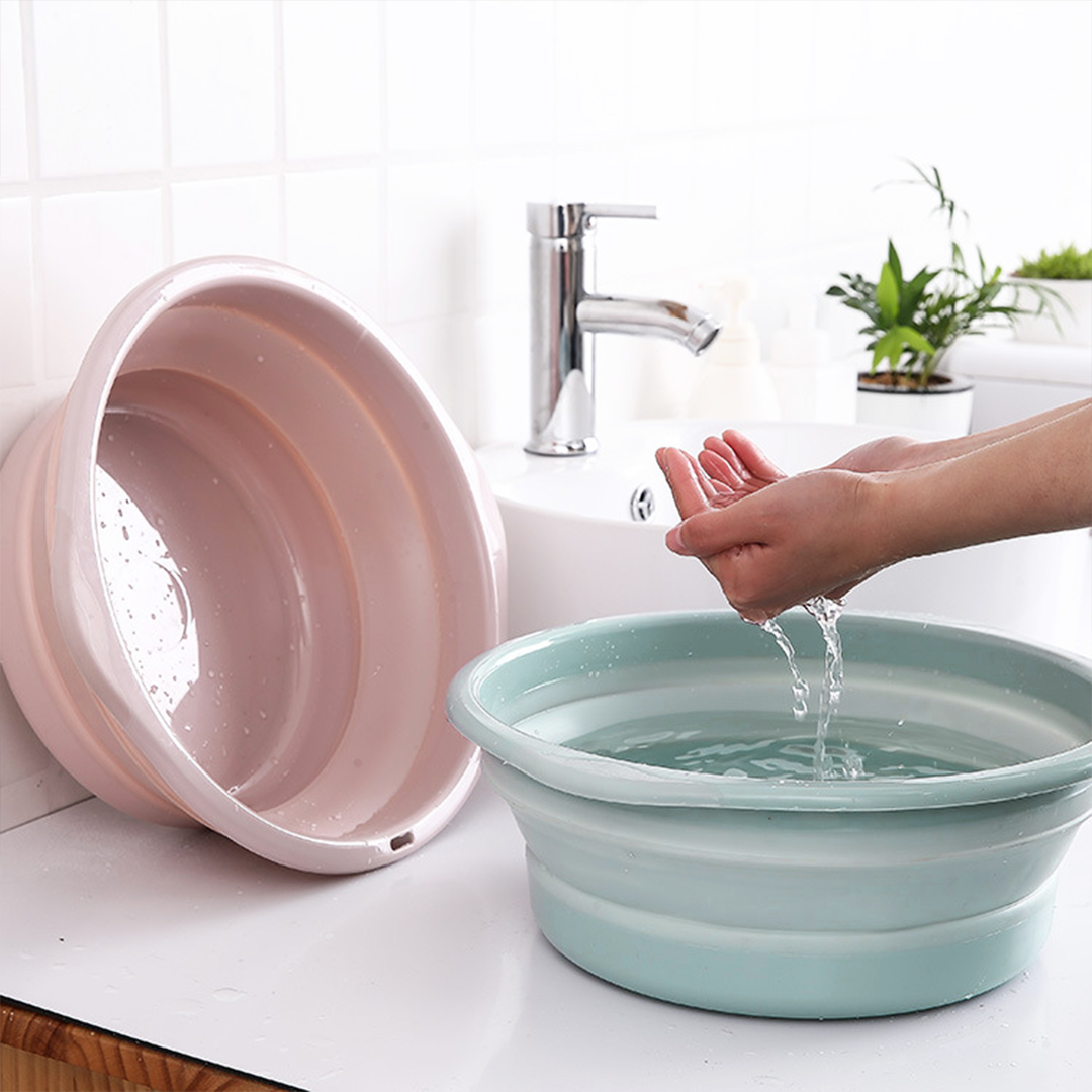 BAKETSU - Ember Baskom Lipat Karet Foldable Serbaguna Cuci Sayur Pakaian Kamar Mandi Outdoor