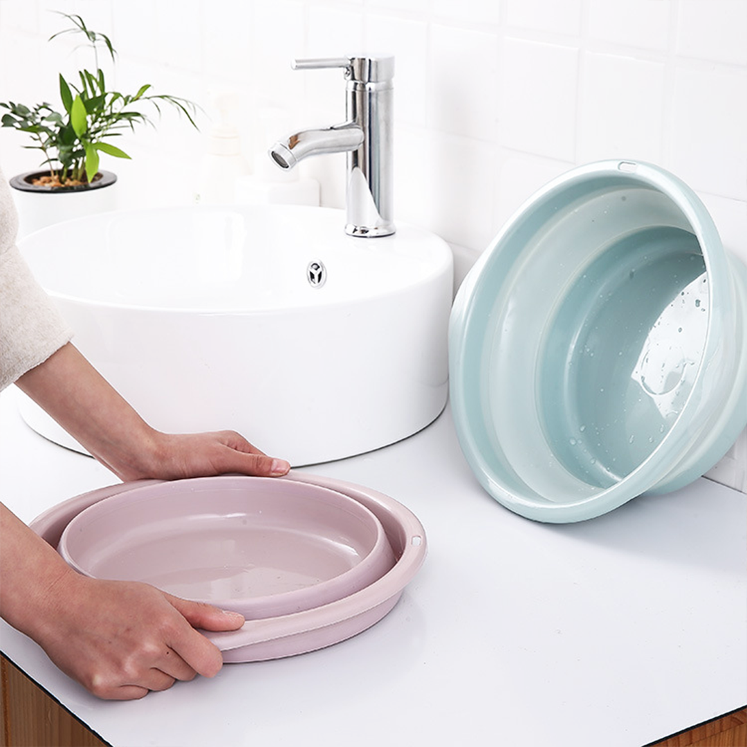 BAKETSU - Ember Baskom Lipat Karet Foldable Serbaguna Cuci Sayur Pakaian Kamar Mandi Outdoor