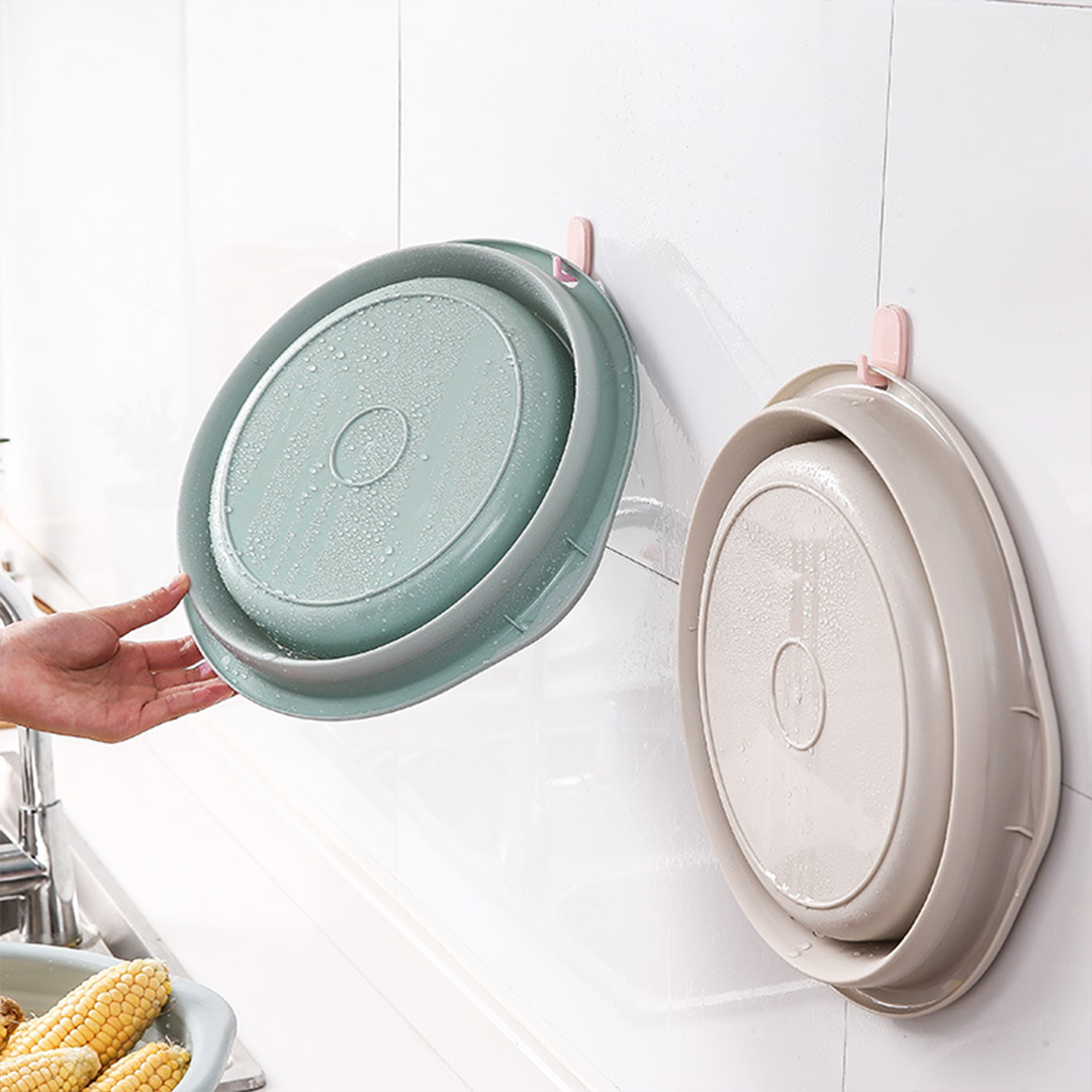 BAKETSU - Ember Baskom Lipat Karet Foldable Serbaguna Cuci Sayur Pakaian Kamar Mandi Outdoor