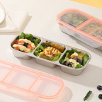 BANCAN - Food Box Banchan Stainless Steel 304 Kedap Anti Bocor Sekat 2 dan 3