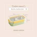 BENKA - Lunch Box Stainless Anak 304 Sekat Kotak Bekal Anti Bocor Tumpah
