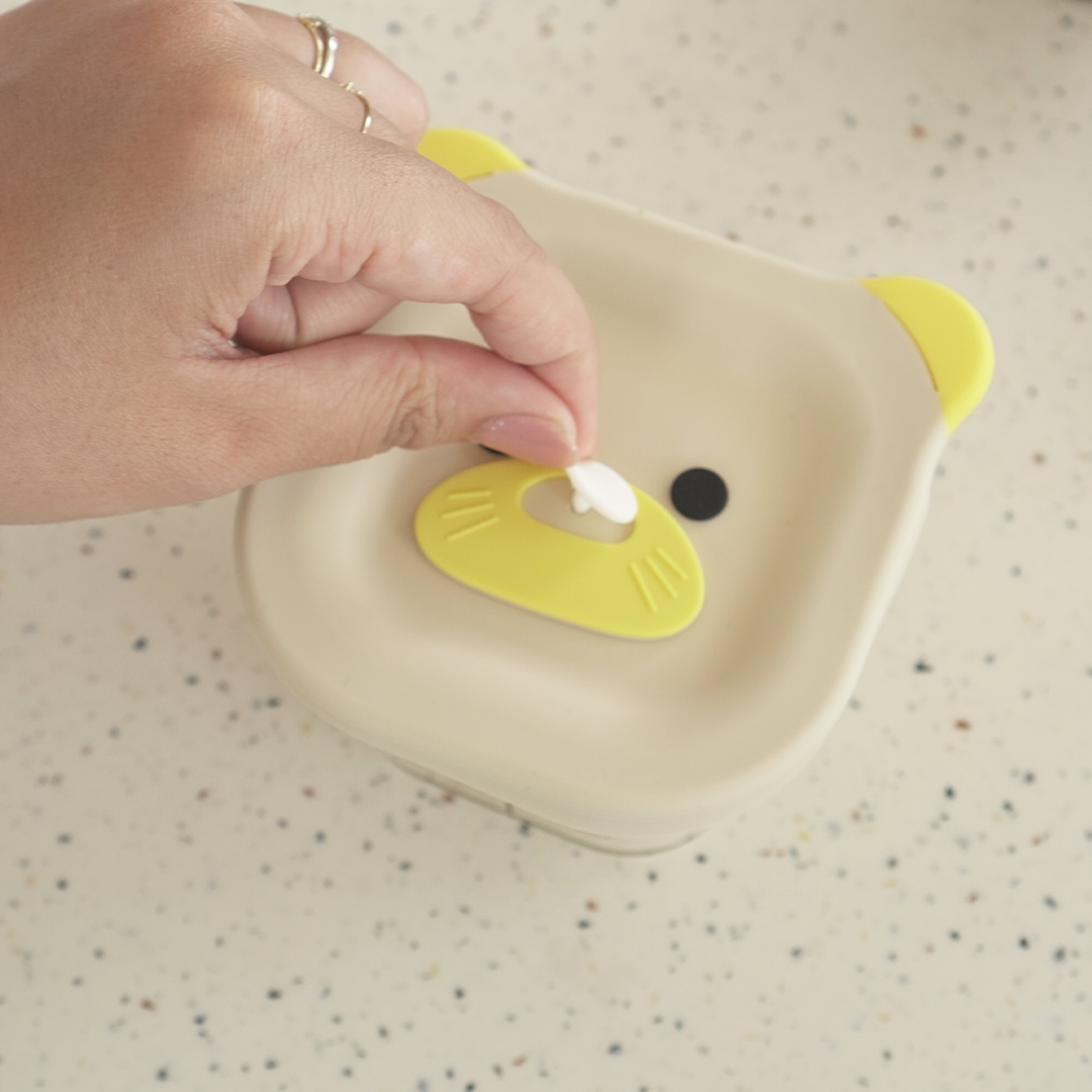 BENTO BABY ISI 3PCS - Food Box Kotak Kaca MPASI Bayi Beruang Bear Mini Penyimpanan Makanan Kaca Kedap Udara