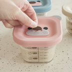 BENTO BABY ISI 3PCS - Food Box Kotak Kaca MPASI Bayi Beruang Bear Mini Penyimpanan Makanan Kaca Kedap Udara