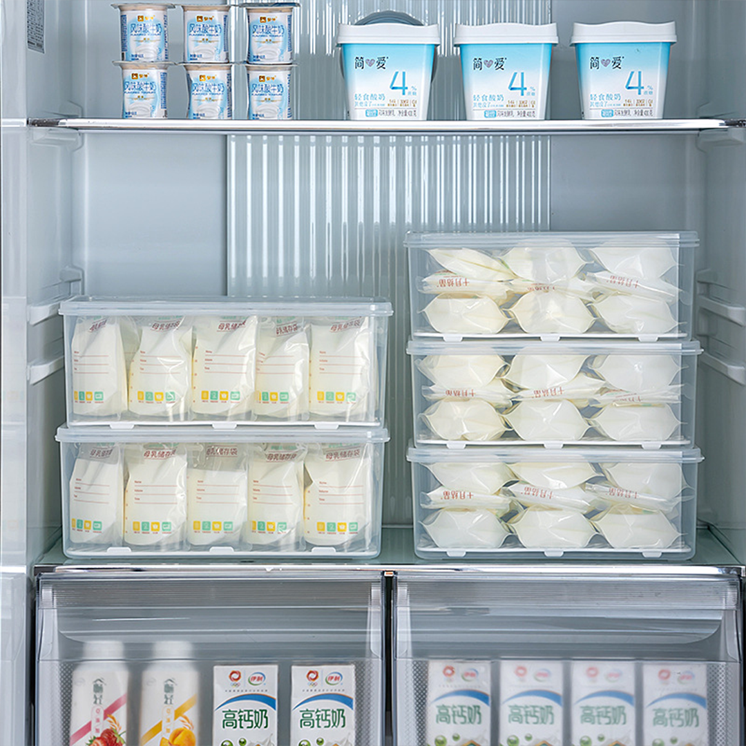 BOKUMI - Kotak Kontainer Tempat Penyimpanan Toples Kulkas Fridge Food Storage Container Organizer Box Serbaguna dengan Saringan Drainer