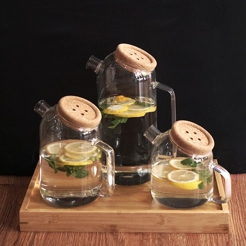 BOSHI - Teko Kaca Pitcher Tahan Panas Untuk Teh / Jus / Air Panas
