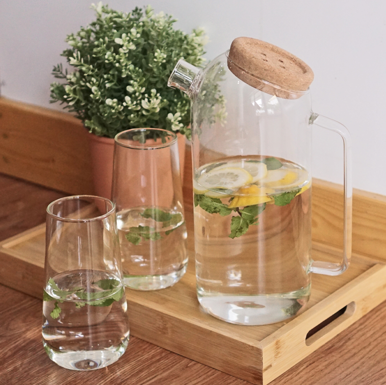 BOSHI - Teko Kaca Pitcher Tahan Panas Untuk Teh / Jus / Air Panas