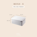 BOXO - Storage Box Stackable Lipat Simpan Buku, Snack, Mainan, Baju dan lainnya Serbaguna Multifungsi