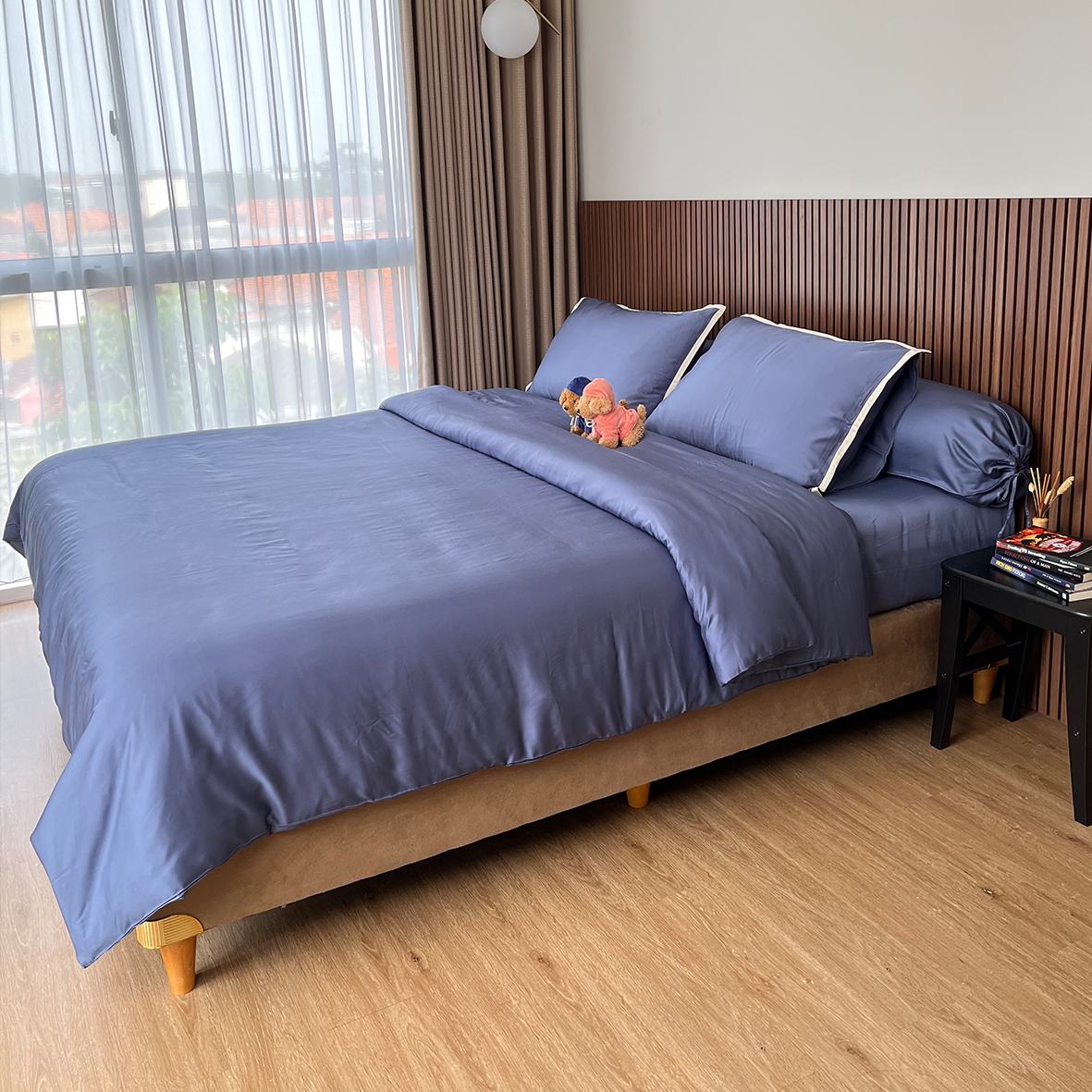 SORA Calla Quilt Cover - Premium Bamboo Lyocell 300TC Penutup Selimut Dalam Inner Duvet Bedcover