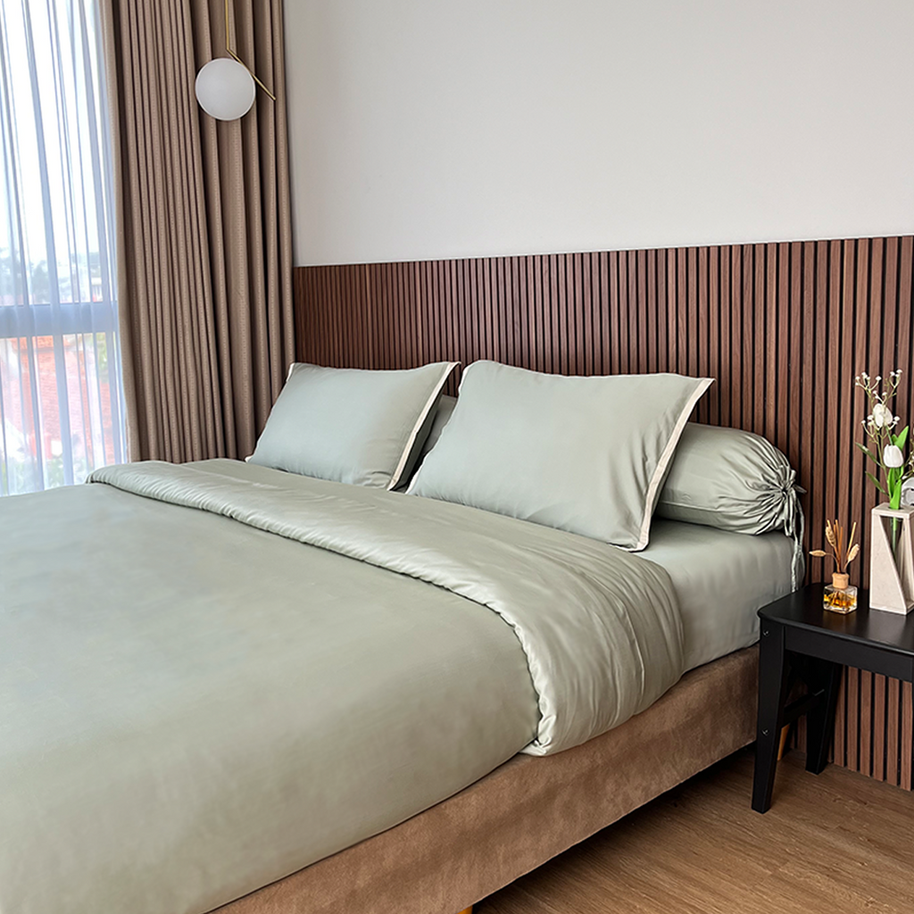 SORA Calla Quilt Cover - Premium Bamboo Lyocell 300TC Penutup Selimut Dalam Inner Duvet Bedcover