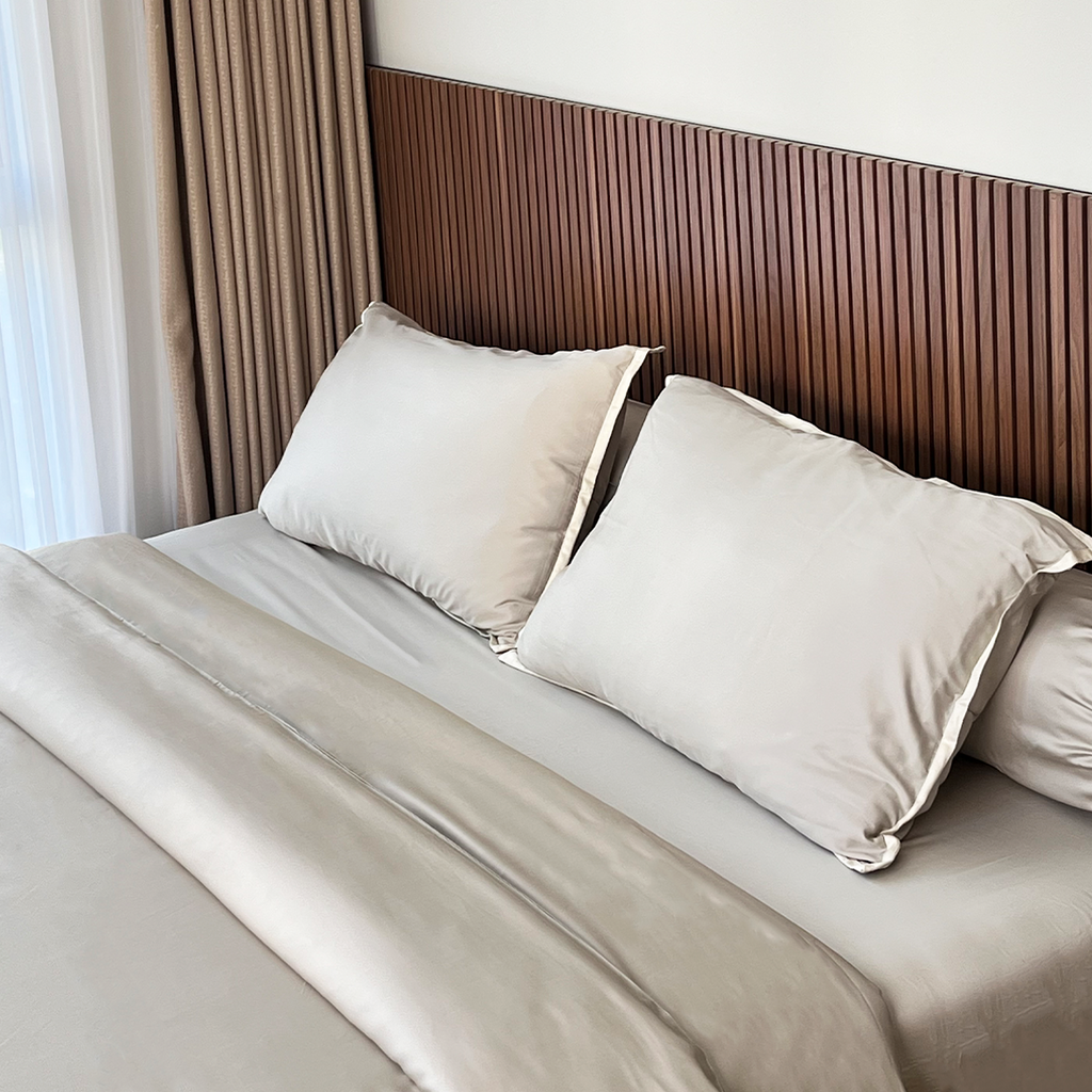 SORA Calla Quilt Cover - Premium Bamboo Lyocell 300TC Penutup Selimut Dalam Inner Duvet Bedcover