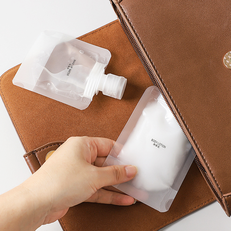 CHIKKU - Plastik Refill Travel Antibocor Sabun Shampoo Lotion Kosmetik Skincare