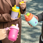 CHOOKA - Tumbler with Infuser & Handle 400ml SS 304 Kedap Anti Bocor Tahan Dingin 9 Jam Panas 4 Jam Grafir Nama Engrave TATARUMA