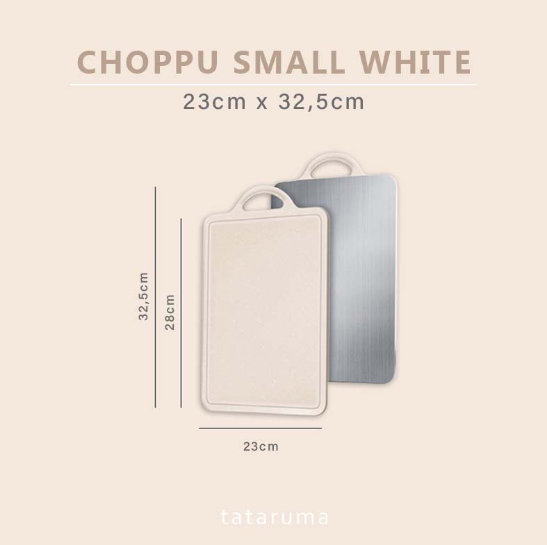NEW CHOPPU - Talenan Premium 2 Sisi dengan Pengasah Pisau Anti Bakteri Cutting Chopping Board