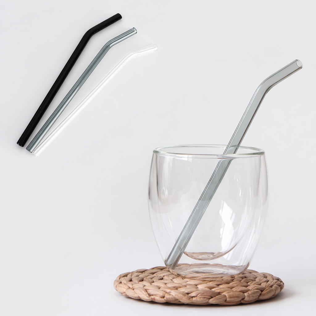 SUTORU - Sedotan Kaca Glass Straw Estetik Ecofriendly Tumbler