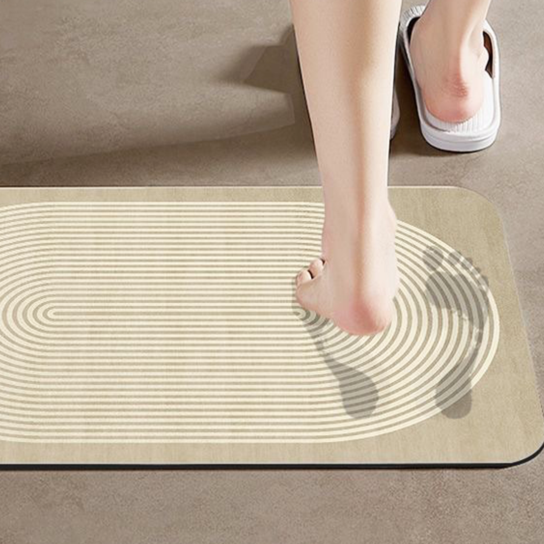 DAIA - Keset Penyerap Air Diatomite Kamar Mandi Dapur Lembut Anti Slip