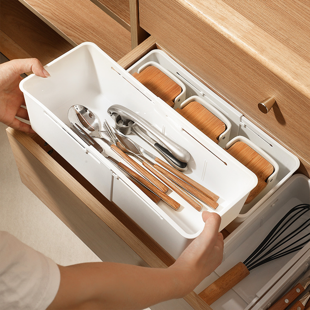 DASHI EXPAND - Drawers Organizer Adjustable Kotak Penyimpanan Partisi Sekat Lepas Pasang