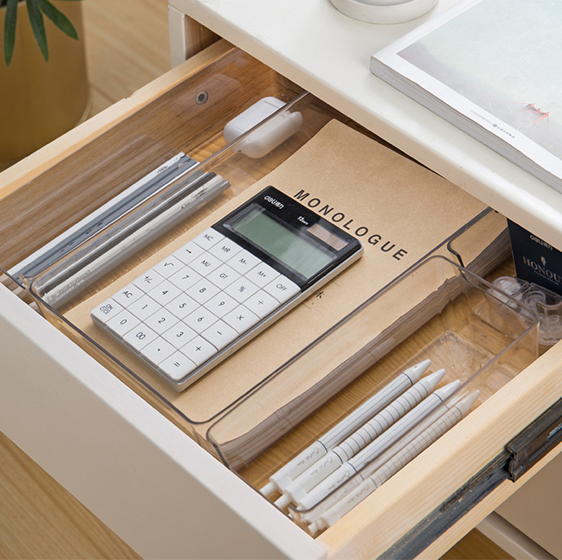 DASHI CLEAR SATUAN - Drawer Organizer Kotak Penyimpanan Sekat Divider
