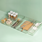 DASHI CLEAR BUNDLING - Drawer Organizer Kotak Penyimpanan Sekat Divide