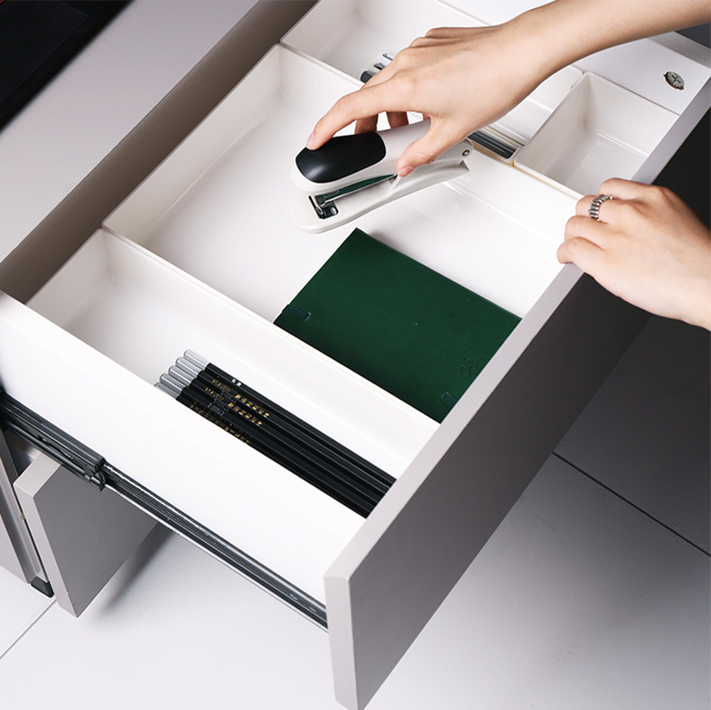 DASHI WHITE BUNDLING - Drawer Organizer Kotak Penyimpanan Sekat Divider Laci