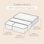 DASHI CLEAR BUNDLING - Drawer Organizer Kotak Penyimpanan Sekat Divide