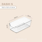 DASHI CLEAR SATUAN - Drawer Organizer Kotak Penyimpanan Sekat Divider