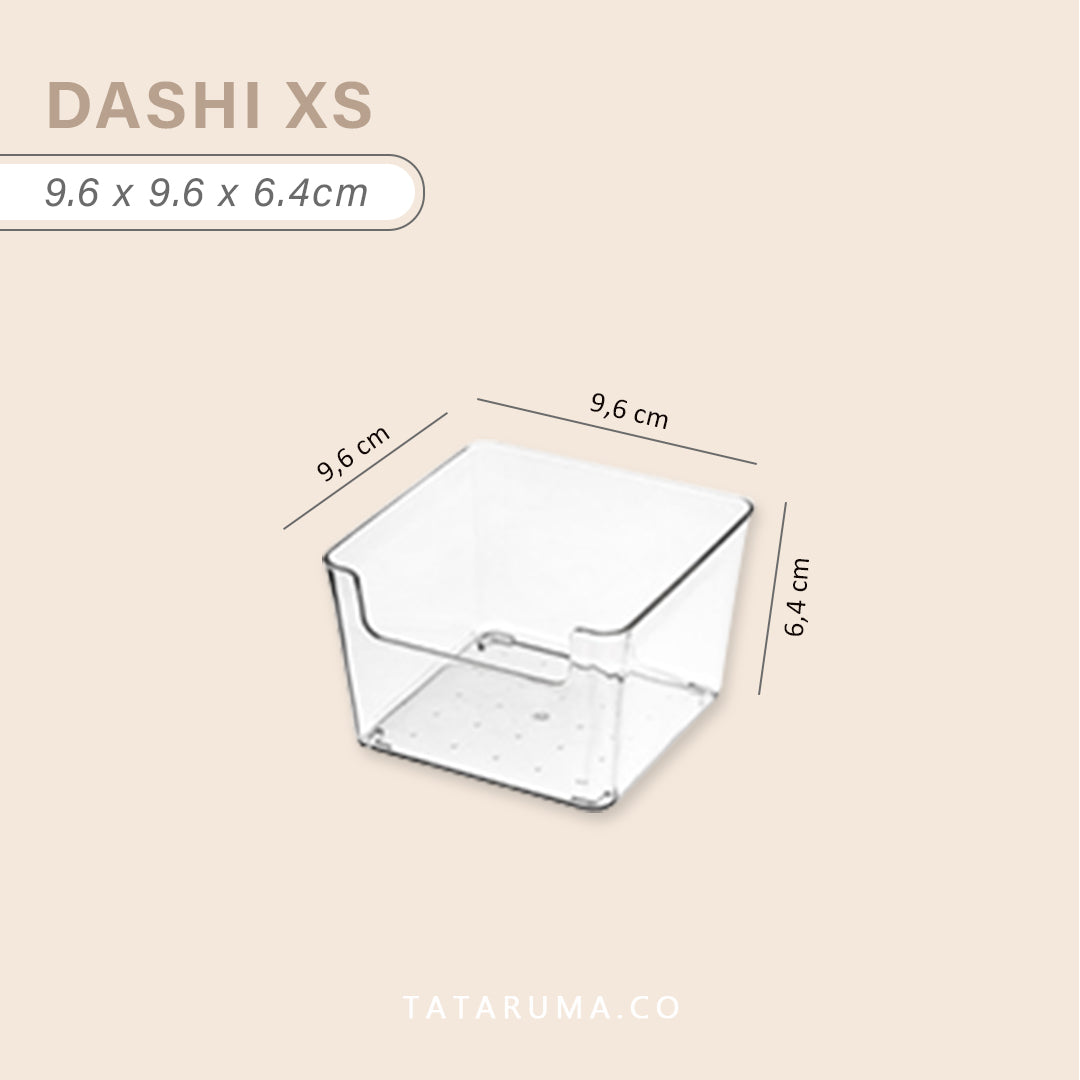 DASHI CLEAR SATUAN - Drawer Organizer Kotak Penyimpanan Sekat Divider