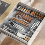 DASHI EXPAND CLEAR - Drawers Organizer Adjustable Kotak Penyimpanan Laci Panjang Pendek Bisa Diatur Pembatas Divider