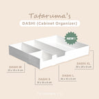 DASHI WHITE BUNDLING - Drawer Organizer Kotak Penyimpanan Sekat Divider Laci