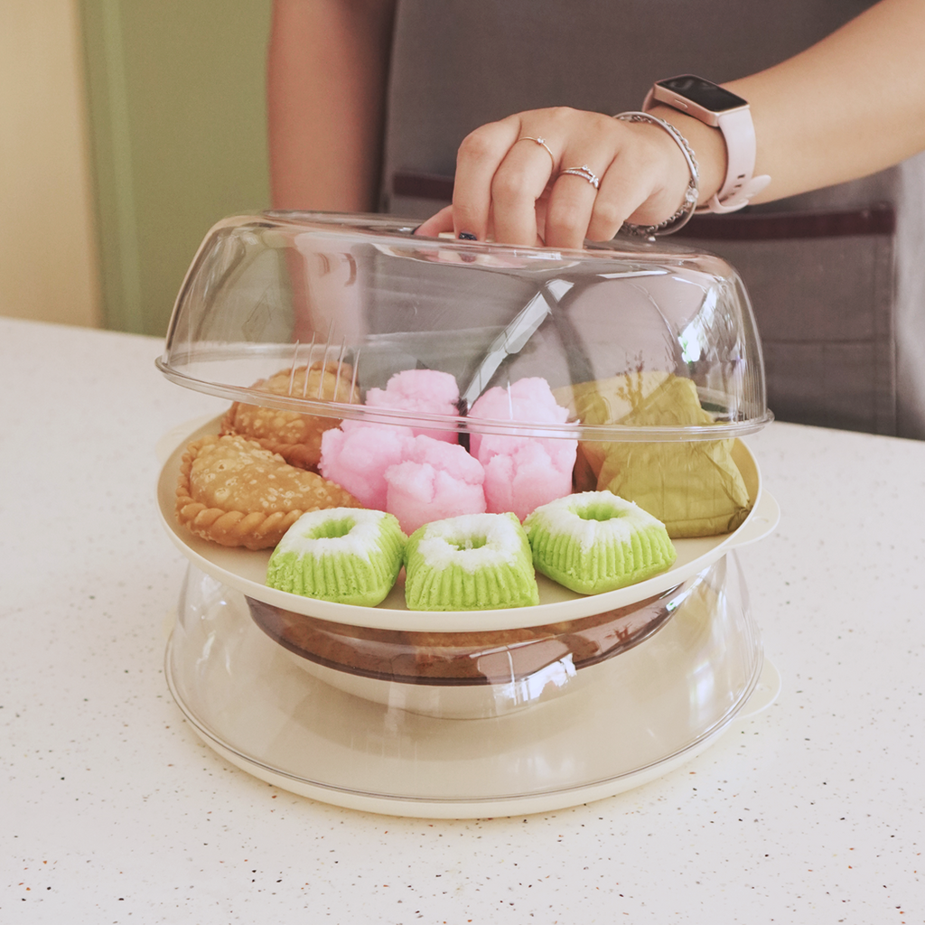 NEW DOMU - Food Cover Penutup Makanan Stackable Tumpuk Anti Debu