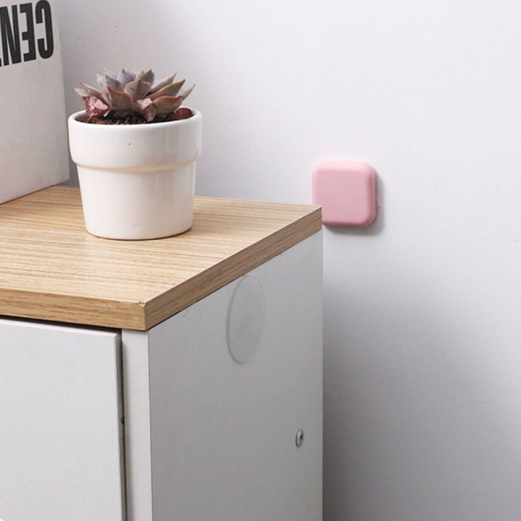 DORO - Door Stopper Bantalan Ganjal Pintu Pelindung Pengaman Pintu Dinding Tembok Lemari Karet Silikon