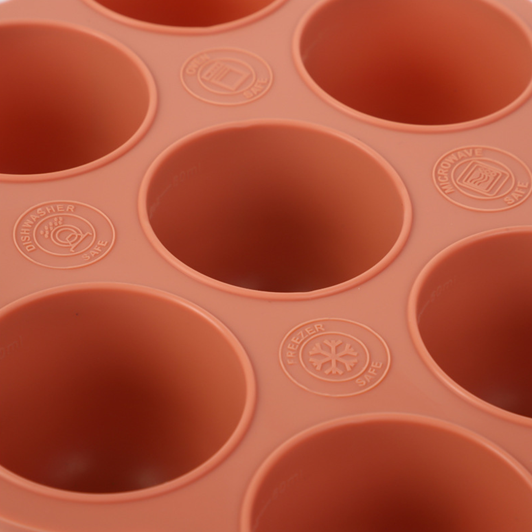 DOTTO - Baby Silicone Food Container Mpasi Tray Cube Cetakan Kaldu Silikon Bayi Freezer Microwave Safe BPA Free