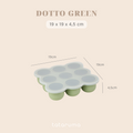 DOTTO - Baby Silicone Food Container Mpasi Tray Cube Cetakan Kaldu Silikon Bayi Freezer Microwave Safe BPA Free