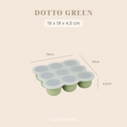 DOTTO - Baby Silicone Food Container Mpasi Tray Cube Cetakan Kaldu Silikon Bayi Freezer Microwave Safe BPA Free