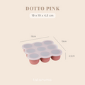 DOTTO - Baby Silicone Food Container Mpasi Tray Cube Cetakan Kaldu Silikon Bayi Freezer Microwave Safe BPA Free