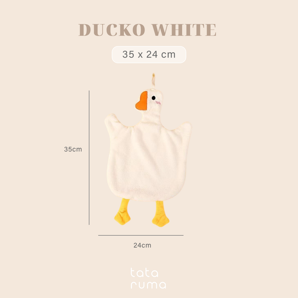 DUCKO - Hand Drying Towel Lap Tangan Bentuk Bebek Gantung