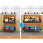 ERIYA  - Laci Tarik Extendable Bisa Diatur Kabinet Dapur Multifungsi