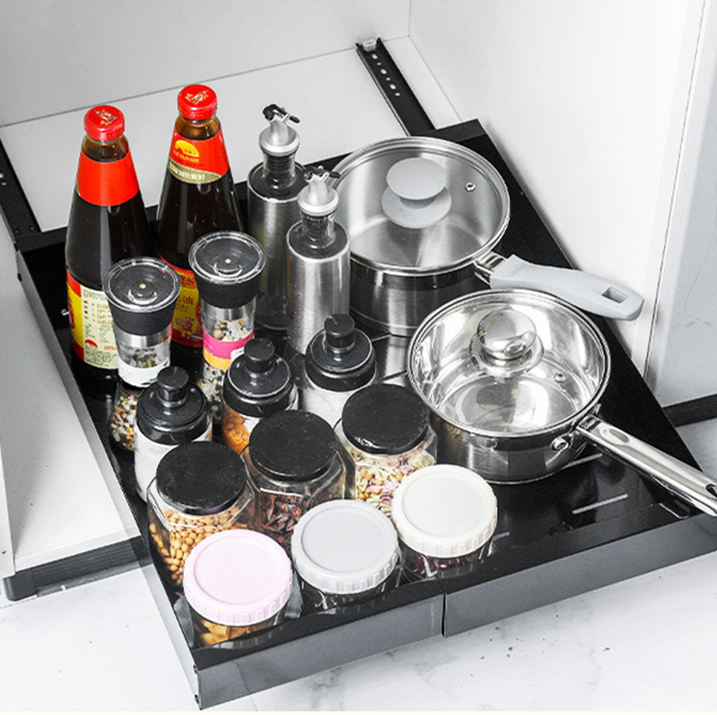 ERIYA  - Laci Tarik Extendable Bisa Diatur Kabinet Dapur Multifungsi