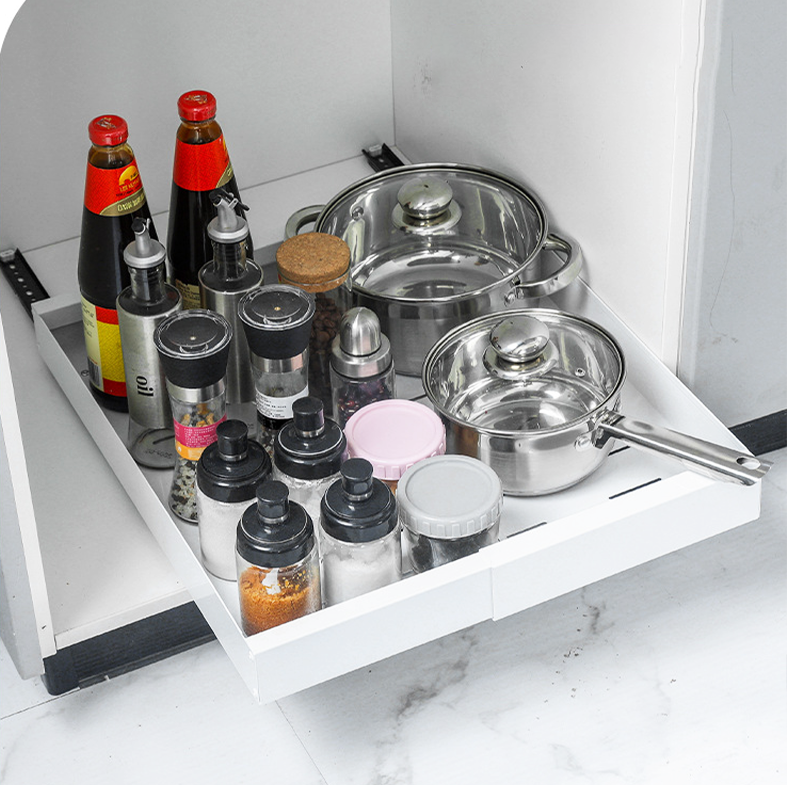 ERIYA  - Laci Tarik Extendable Bisa Diatur Kabinet Dapur Multifungsi