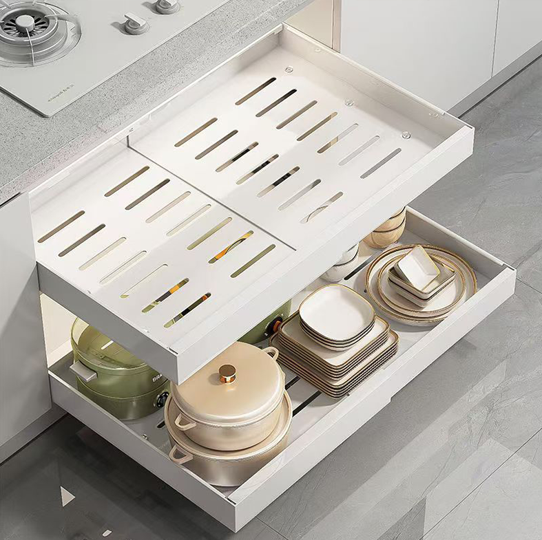ERIYA  - Laci Tarik Extendable Bisa Diatur Kabinet Dapur Multifungsi