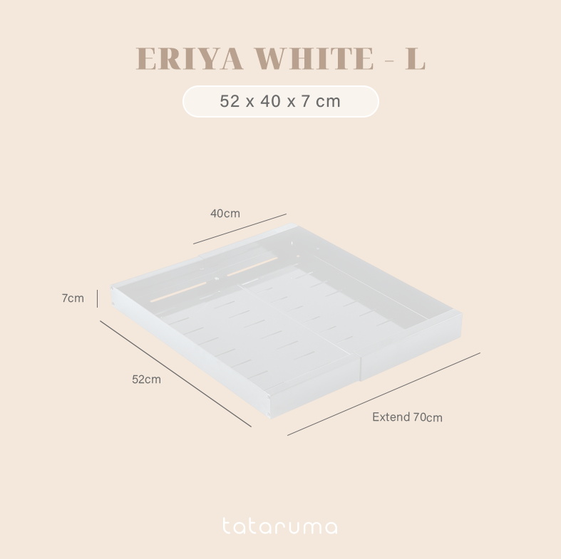ERIYA  - Laci Tarik Extendable Bisa Diatur Kabinet Dapur Multifungsi