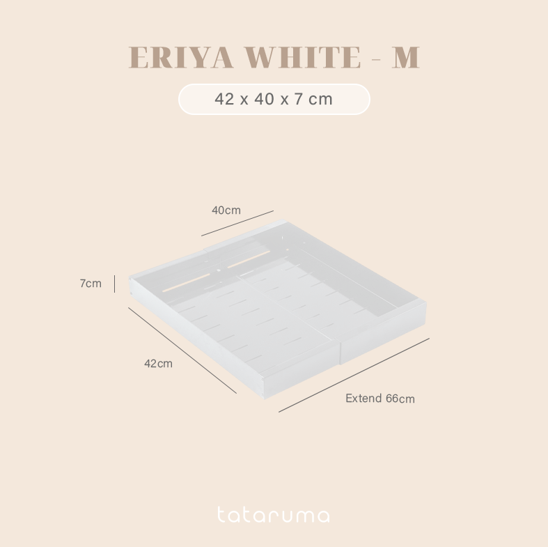 ERIYA  - Laci Tarik Extendable Bisa Diatur Kabinet Dapur Multifungsi