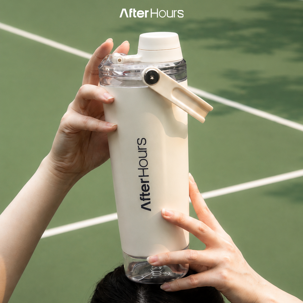 FITZY - Protein Shaker Stainless 304 Kedap Antibocor 500ml Tahan Panas 12 Jam Dingin 24 Jam Botol Steel Vacuum AFTER HOURS