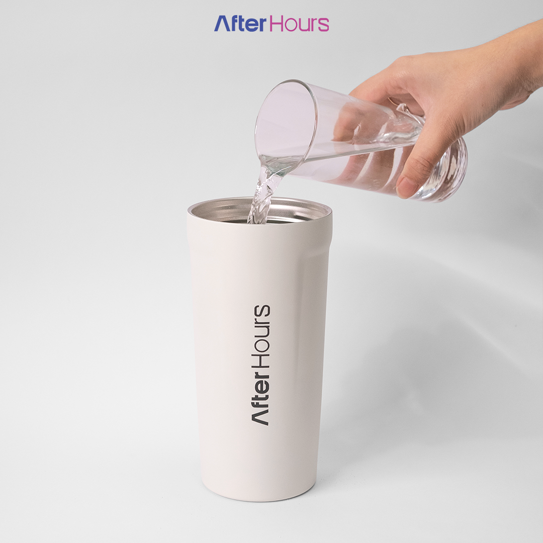 FITZY - Protein Shaker Stainless 304 Kedap Antibocor 500ml Tahan Panas 12 Jam Dingin 24 Jam Botol Steel Vacuum AFTER HOURS