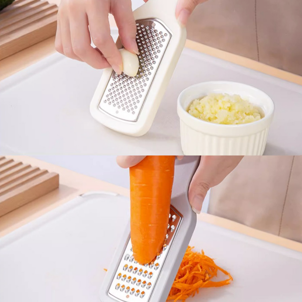 FUJI - Grater Parutan 3 in 1 Sayur Bawang Stainless 304 Multifungsi